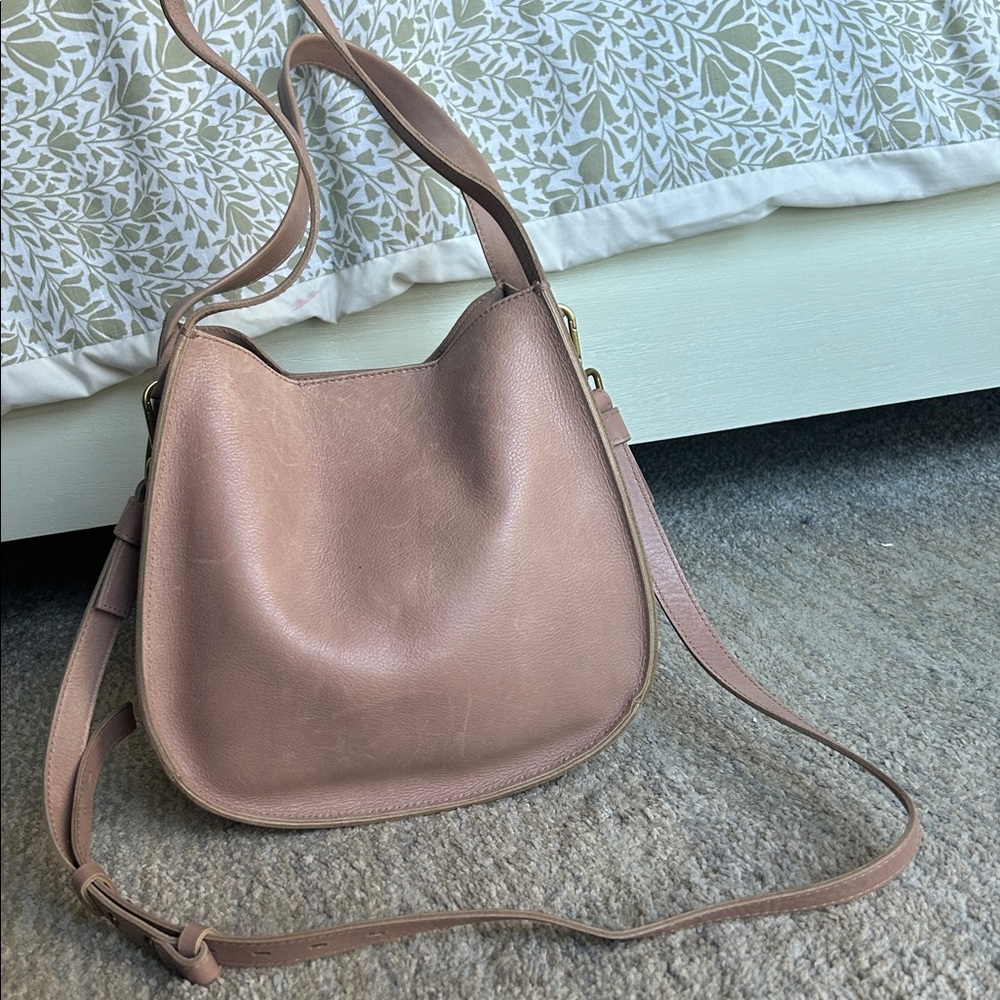 Madewell Tan Leather Tote Bag